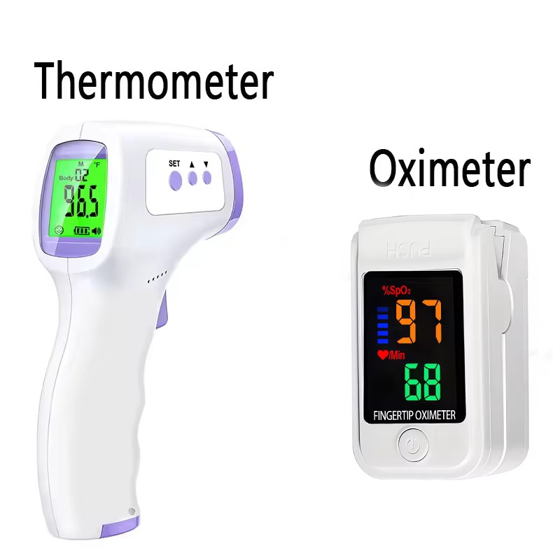 Pulse Oximeter - Termometro a infrarossi senza contatto per