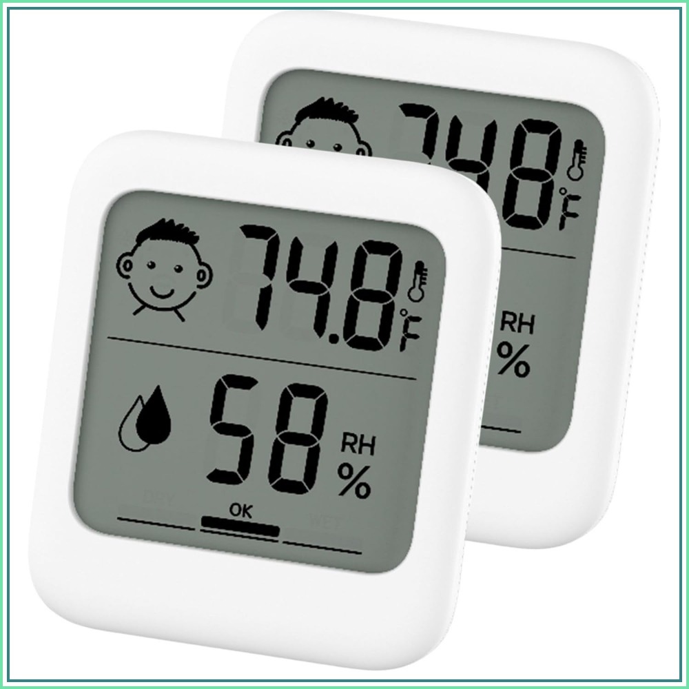 Thermometer Digital - Set di 2 Termometri e Igrometri